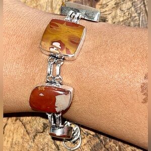 Australian Noreena Mudstone Jasper Bracelet 7”-8”
